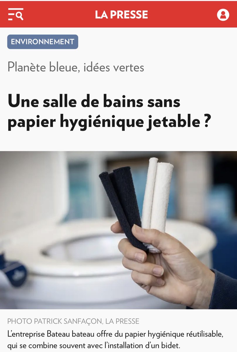 PAPIER DE TOILETTE LAVABLE, ZÉRO DÉCHET OU ZÉRO JUGEMENT ?

J'ai lu l'article de La Presse sur le "papier de toilette lavable" pis j'ai failli m'étouffer avec mon café, en plus de me retenir de vomir. 

LAVE TA MARDE DANS TA MAYTAG !! 

On est rendu là, au Québec en 2026 ? 

On