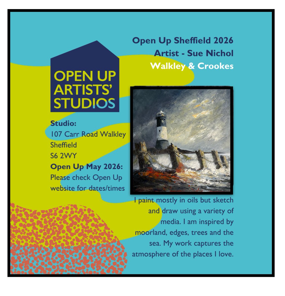staithesartist's tweet image. Count down to #openupsheffield Turning the dining/gallery room into a full blown #Gallery We open our doors this #BankHolidayWeekend. All welcome!