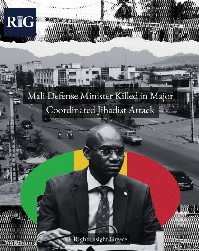RightInsightGr's tweet photo. Mali Defence Minister Sadio Camara has been killed in a major attack
#mali #attack #sadiocamara https://t.co/bd8AVGJWnT