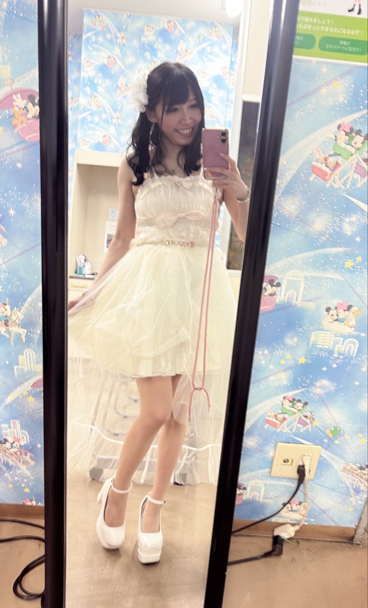 周年ドレスと命名👗今日は会いに来てくれたのに稼働時間の関係で対応
