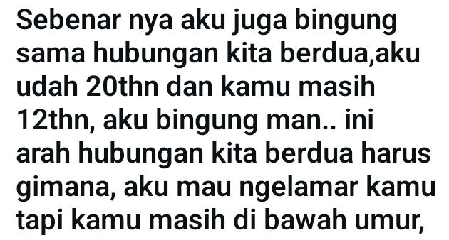 cael_only's tweet image. Jaman sekarang normalisasi pdf yah? Umur segitu harus nya focus belajar sama nyari kerja, bukannya pacarin anak kecil #pdf