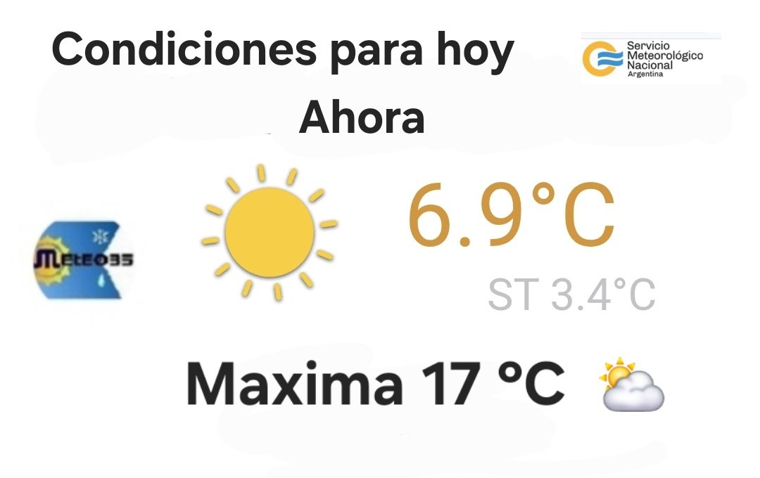 Meteo35 Claypole - Monte Grande GBA Sur☀️🌤⛈️ tweet media