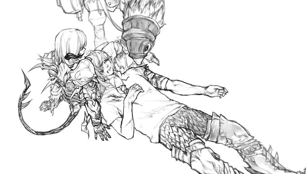 Evensta88183412's tweet image. 开始造谣（很早之前的图）
#ffxiv