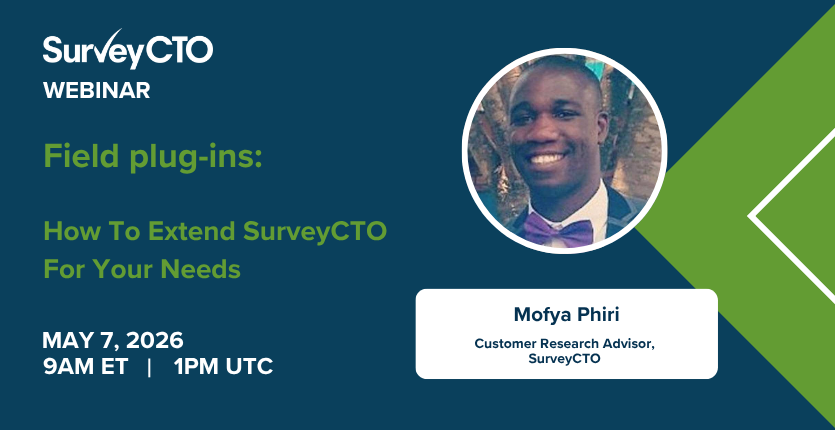 SurveyCTO tweet media