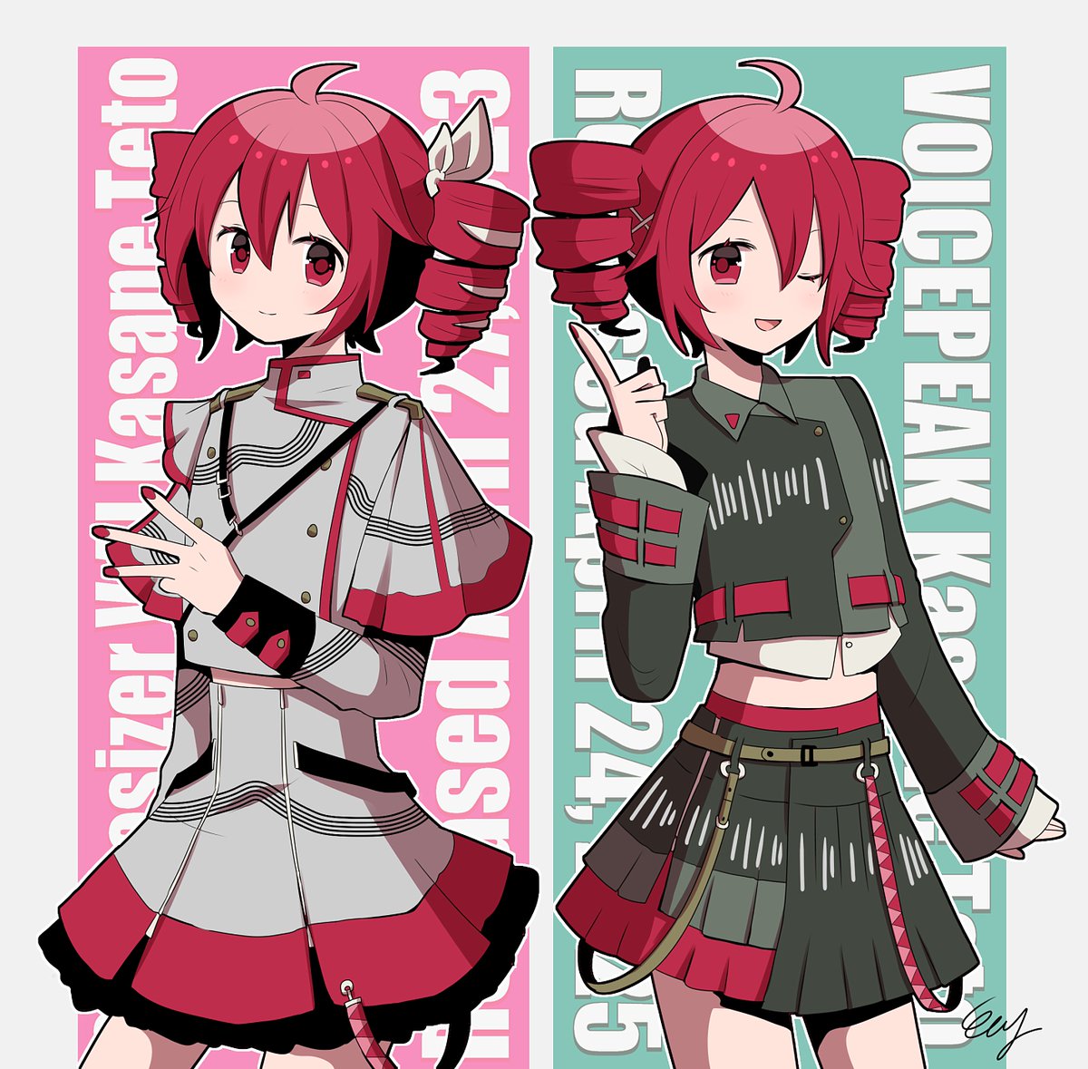 ㊗VPテトさん1周年＆SVテトさん3周年㊗おめテトーございます🎉 #重音テト