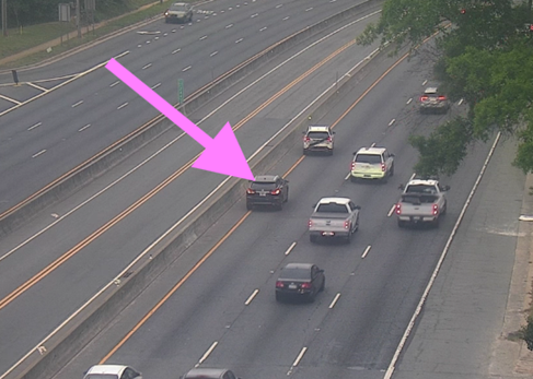 TrafficTeam9's tweet image. ALERT: This is a crash on IB Independence Blvd. at Briar Creek Rd. blocking the left lane #clt #cltraffic #clttraffic