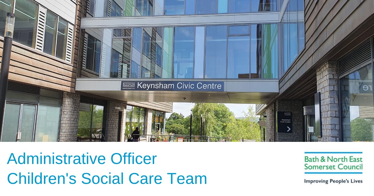 bathnesjobs's tweet image. We’re looking for a passionate and organised Administrative Officer to join our Children’s Social Care Team! 

To apply: ow.ly/MM3L50YO097

#Children #Admin #Bath #Somerset #Improvingpeopleslives #Bathjobs #Bristoljobs

No agencies