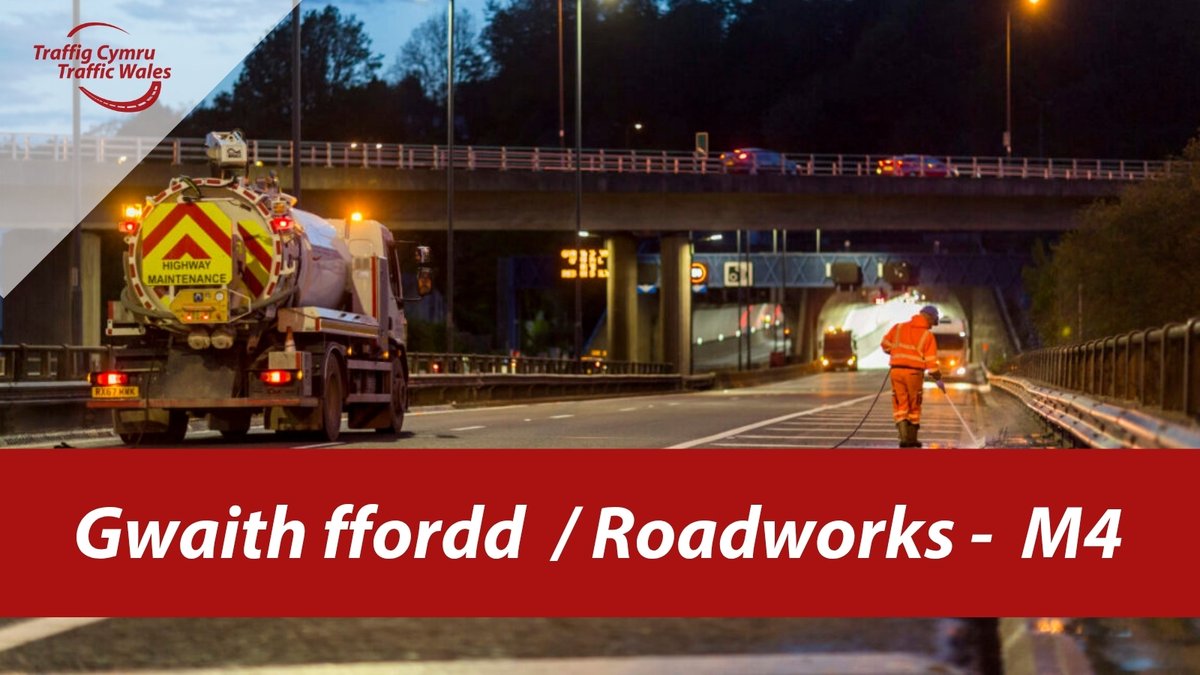 Traffig Cymru De tweet media