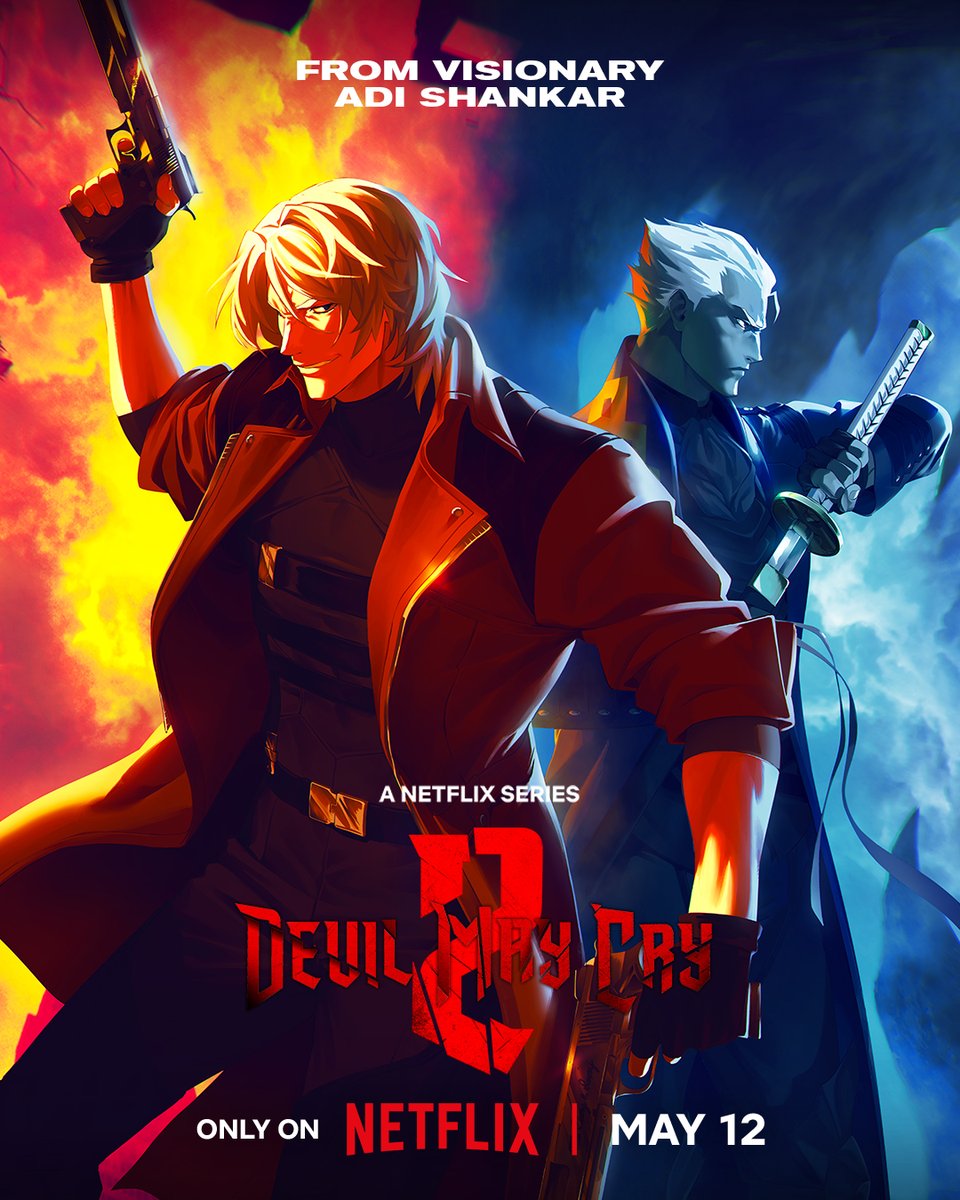 It's going to be an interesting family reunion!
DEVIL MAY CRY Season 2
Streaming exclusively on Netflix from May 12