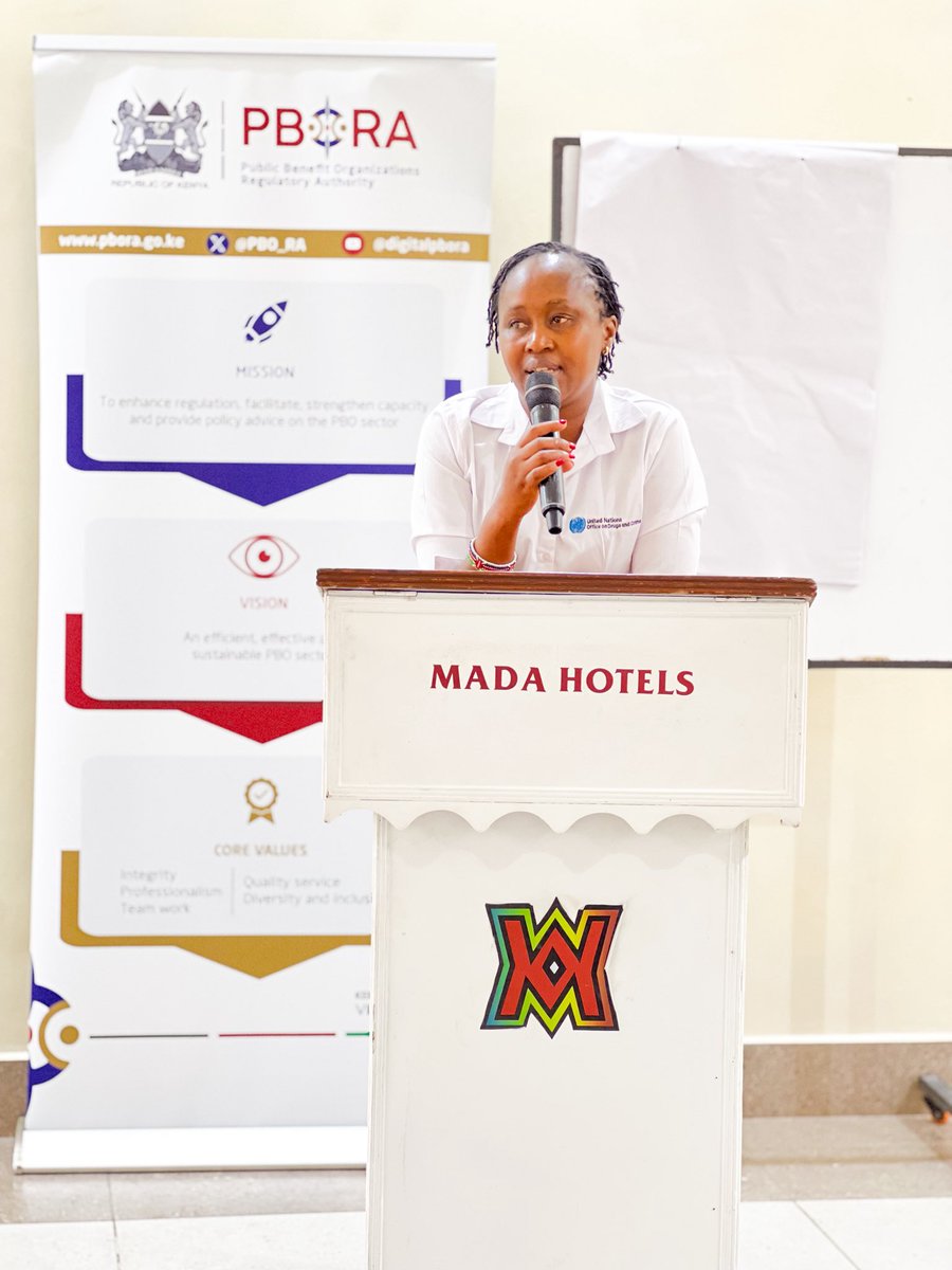 PBO_RA's tweet photo. The @PBO_RA has partnered with stakeholders  to safeguard the Non-Profit Organisations  (NPO) sector against the risk of terrorist financing abuse. In partnership with the United Nations Office on Drugs and Crime (UNODC), GIZ and the Kenya NPO Working Group on the Financial Action Task Force (FATF), the Authority is conducting sensitisation sessions in Kilifi to equip NPOs with knowledge on terrorist financing and practical measures to prevent and mitigate the threat.