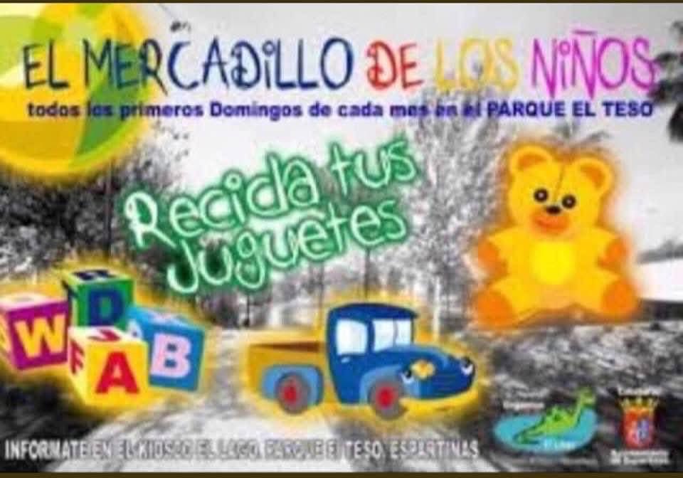 KioskoLago's tweet photo. Domingo 3 de Mayo vuelve el
“Mercadillo de los niñ@s”con novedades hay que apuntarse en la Terraza bar el lago ,parque del teso(Espartinas)o llamando al 615886755 ade+montaremos el castillo hinchable y a los niños/as que participen les invitaremos a una tapita de arroz☺️ https://t.co/tQ2HOWxGTO