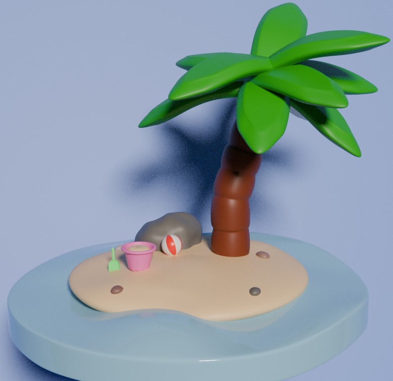 RainbowS7v7n's tweet image. Little beach in Blender!! What do you guys think???
#blender #3dmodelling #gameart