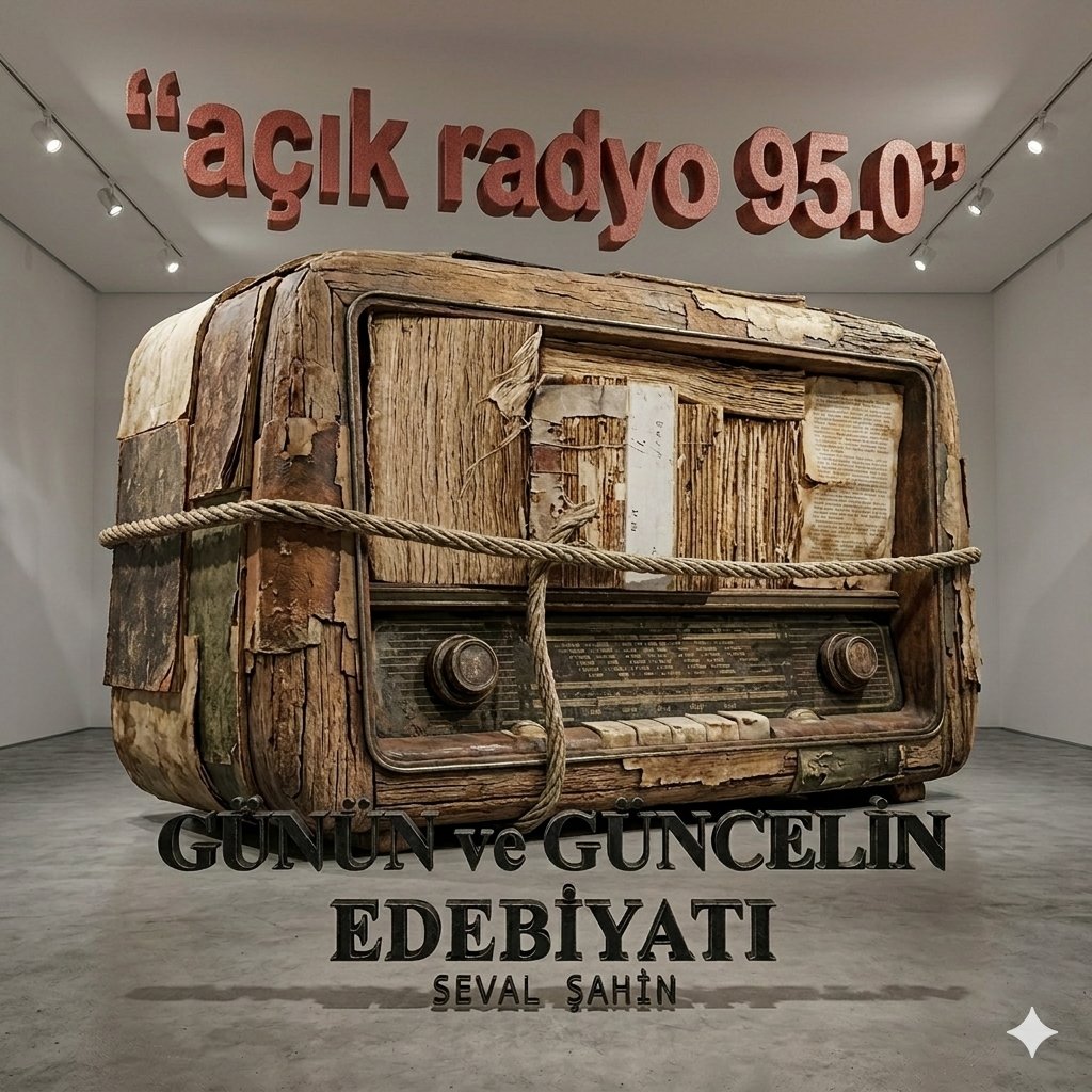 obakkaliyesi's tweet image. Günün ve Güncelin Edebiyatı
Seval Şahin
@sevalsahinn @gunceledebiyatt #günün #ve #güncelin #edebiyatı #sevalşahin #Açık #Radyo #açıkradyo