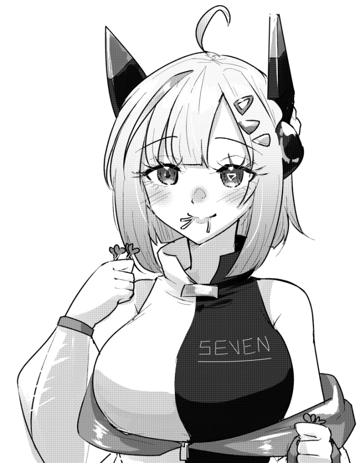 せぶんさん、らくがき 