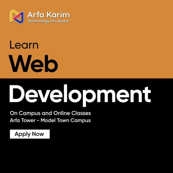ArfaKarim_Tech's tweet image. 𝐀𝐊𝐓𝐈!
Arfa Karim Technology Incubator brings you the skill that never goes out of style Web Development.

💻 Learn HTML, CSS, JavaScript, React, PHP &amp;amp; databases

AKTI:akti.com.pk/admissions
0321-1119651
#ArfaKarimTechnologyIncubator #AKTI #WebDevelopment #LearnCoding
