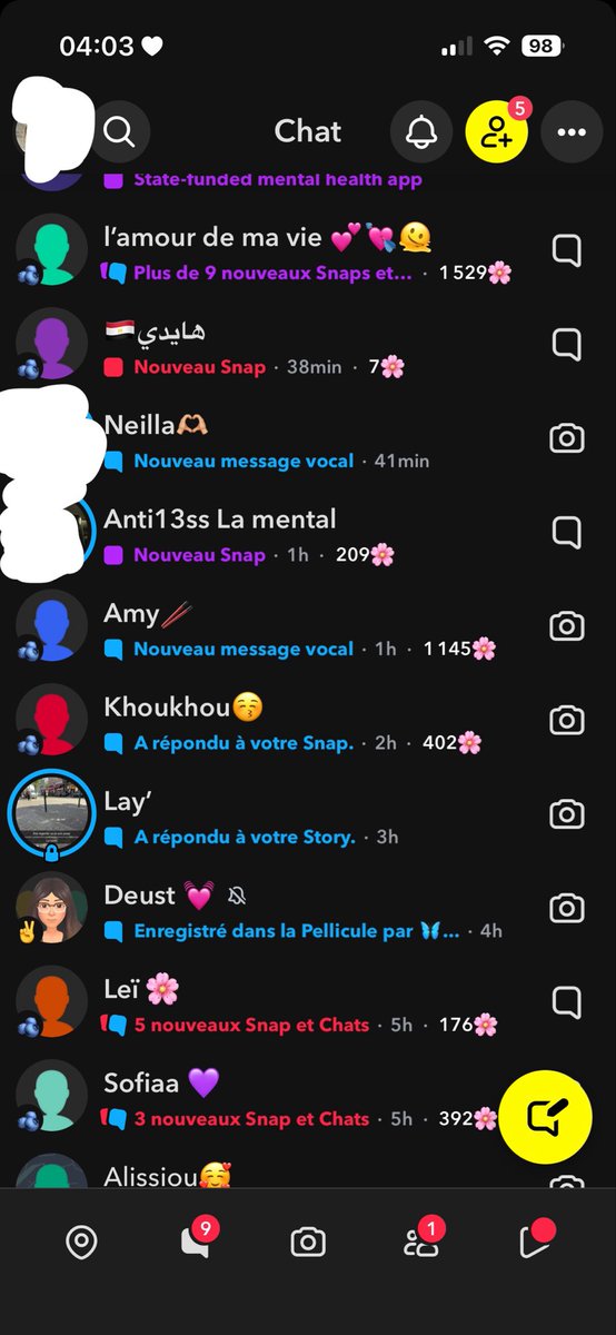 werapido's tweet image. voilà mon angoisse sur terre avoir + de 3 notifs sur snap☠️☠️