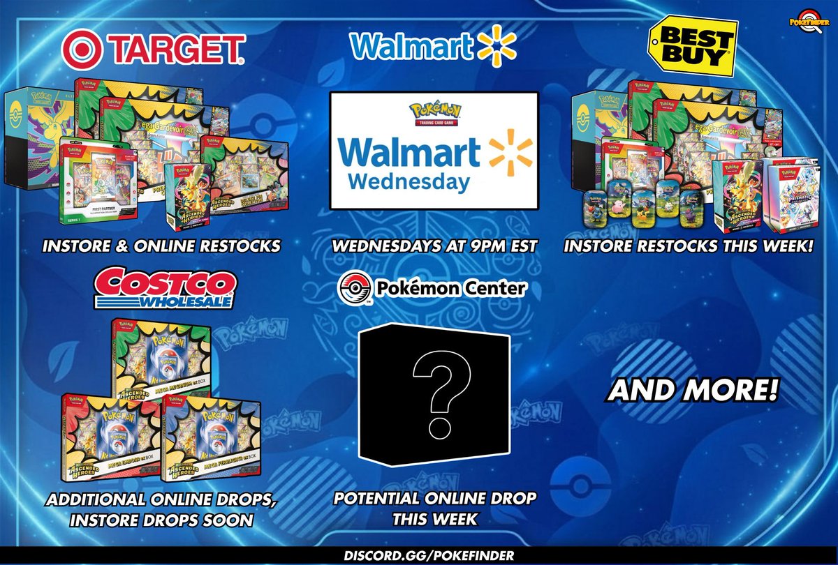 PokeFinder - Pokemon TCG Drops, Deals & News! tweet media