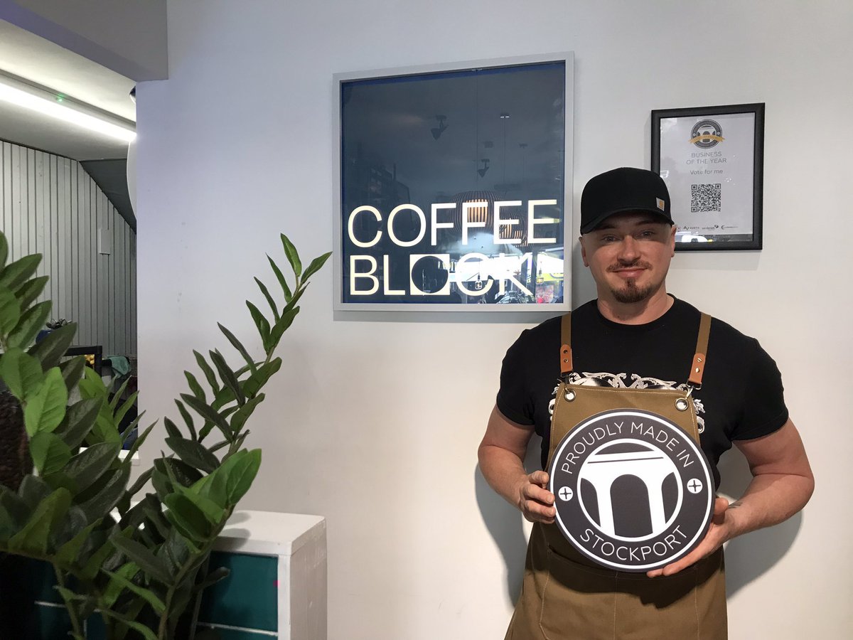 ADG_Moore's tweet image. Explore what’s on offer in #Stockport. At @CoffeeblockUK based on @merseyway you’ll find #coffee, #tea, #cake and more😊 #OneStockport #MadeInStockport