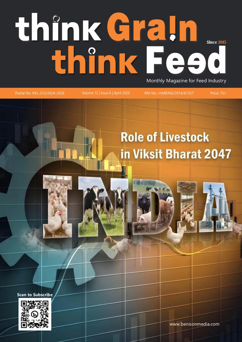 ThinkGrainFeed's tweet photo. 📰 Out Now: Think Grain Think Feed – April 2026 Issue! 🌾🐓

🔗 Read the Full Digital Issue Here: https://t.co/d1QqQnwe9T

#ThinkGrainThinkFeed #PoultryIndia #AnimalHusbandry #ViksitBharat2047 #FeedIndustry #AgriBusiness #Livestock #April2026 #IndustryInsights https://t.co/IyK8XuOYPc