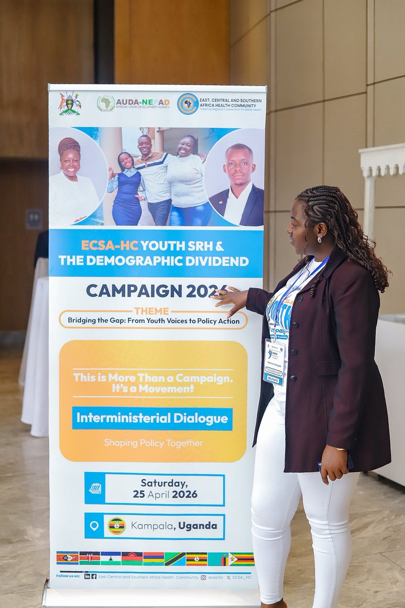 halimah_cruz2's tweet image. I am Proud to have participated in the National Dialogue @ECSA_HC, by @MinofHealthUG
As an O3 Plus peer educator, I presented on engaging out of school youth and our role in driving the demographic dividend.
Youth must be part of the solution.
#O3Plus #SRHR #YouthLeadership