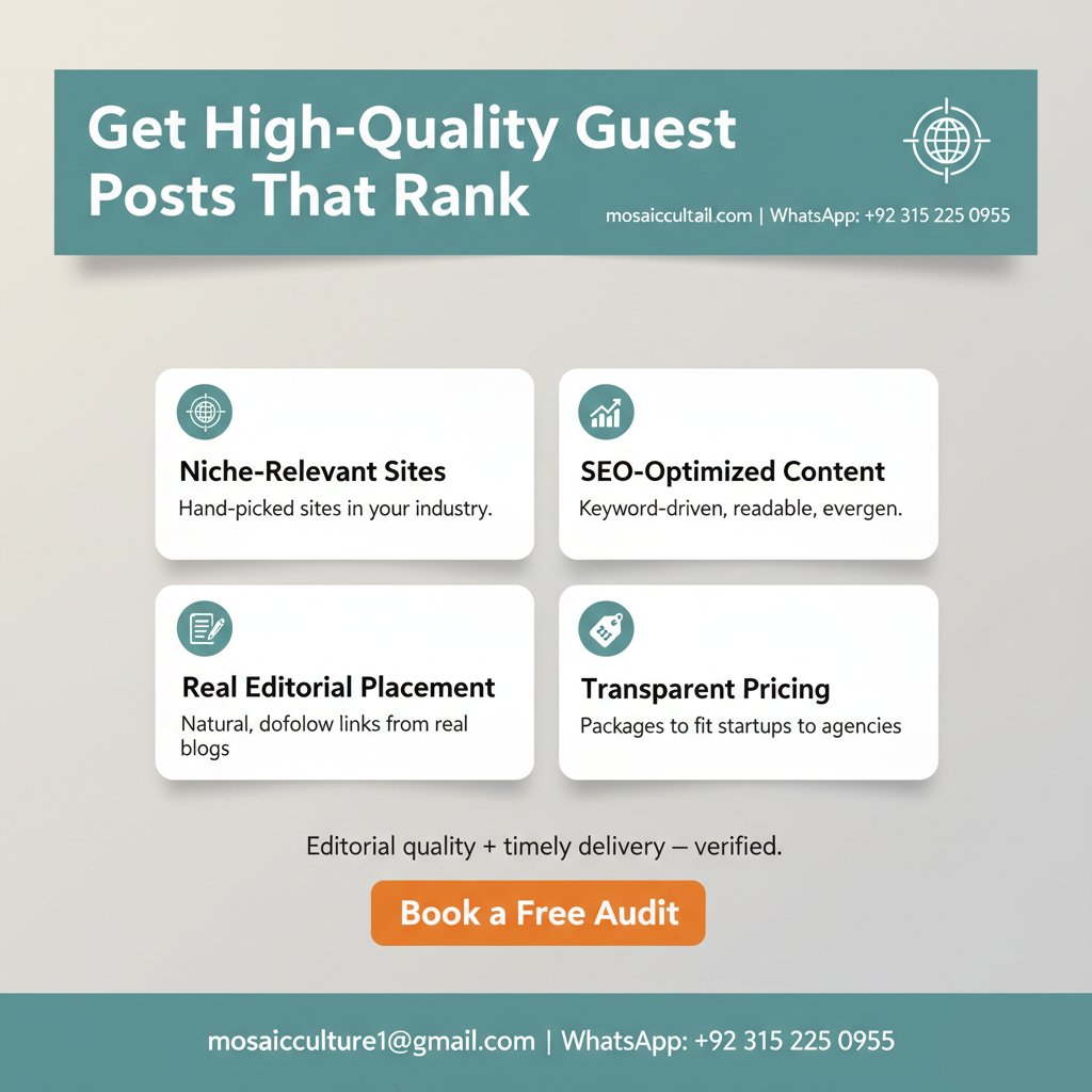 maqsoodk541's tweet image. Get High‑Quality Guest Posts That Rank
Want backlinks that actually move the needle? I secure guest posts on niche‑relevant sites with real editorial placement and SEO‑optimized content so your site gets traffic and rankings.
#GuestPosting #SEO #Backlinks #ContentMarketing