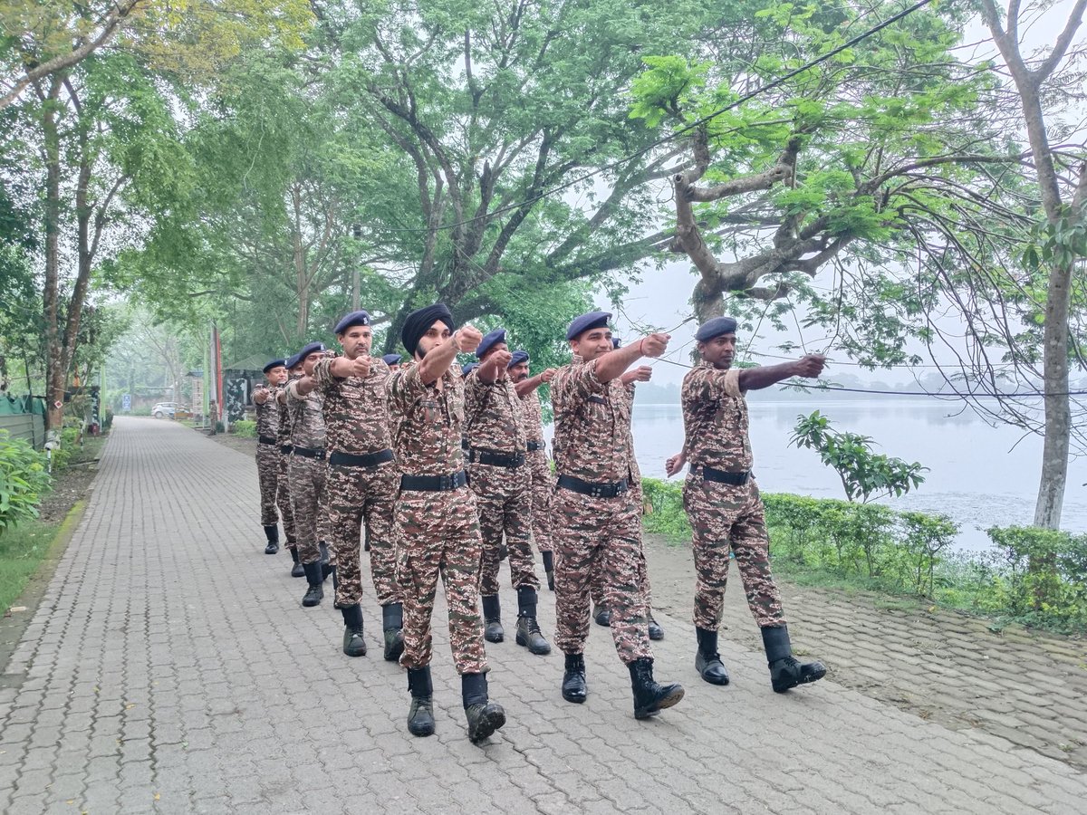 149 BN CRPF is conducting the Parade Etc.