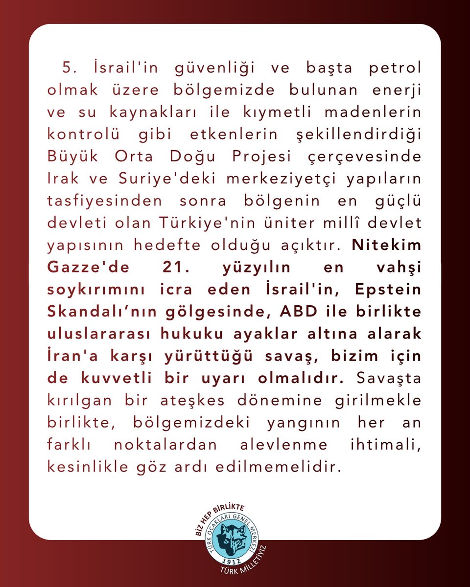 Türk Ocakları 🇹🇷 tweet media