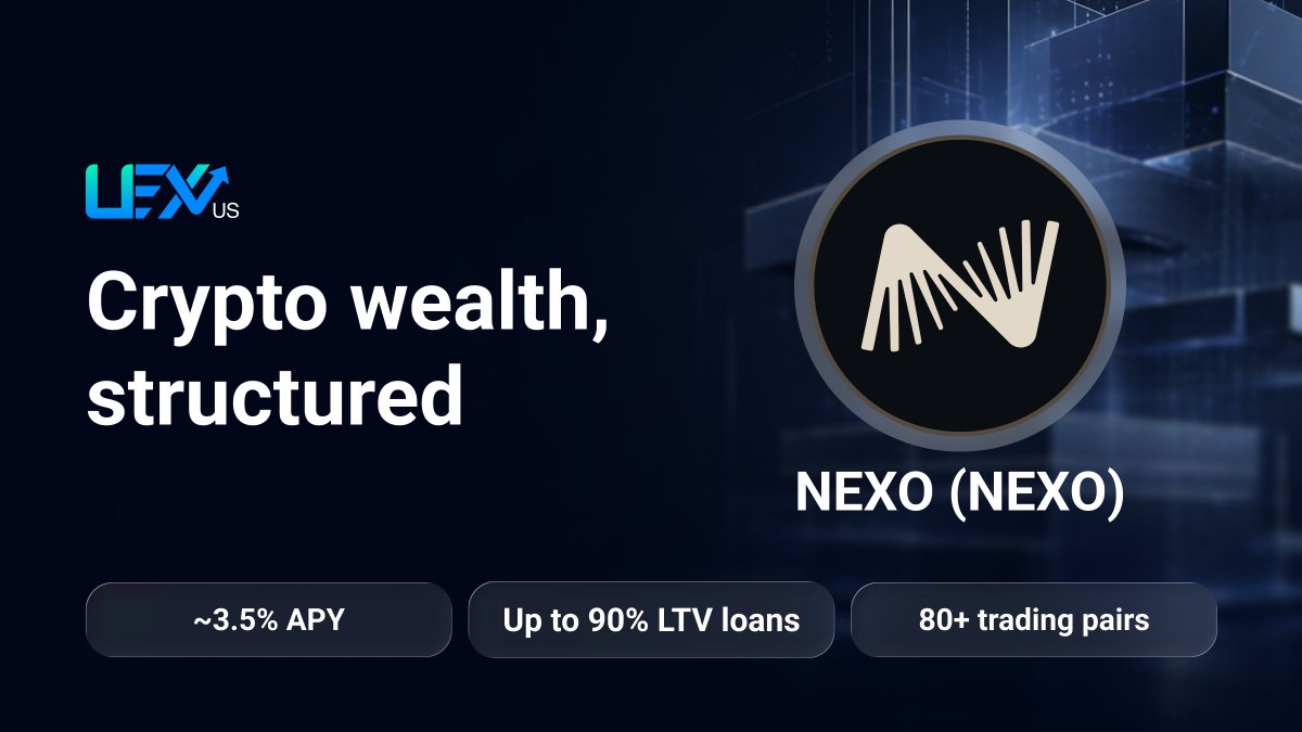 Crypto wealth… but structured.
$NEXO blends lending, earning, and asset management into one system.

Why it matters: it’s closer to traditional finance, but faster.

On UEX:
→ ~3.5% APY on $NEXO
→ Up to 90% LTV borrowing
→ Seamless trading across 80+ pairs