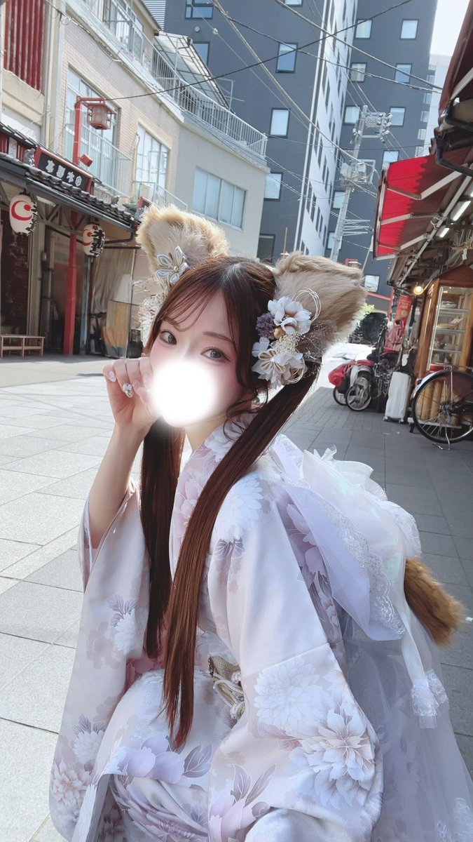 浅草できつねさんになりました🦊