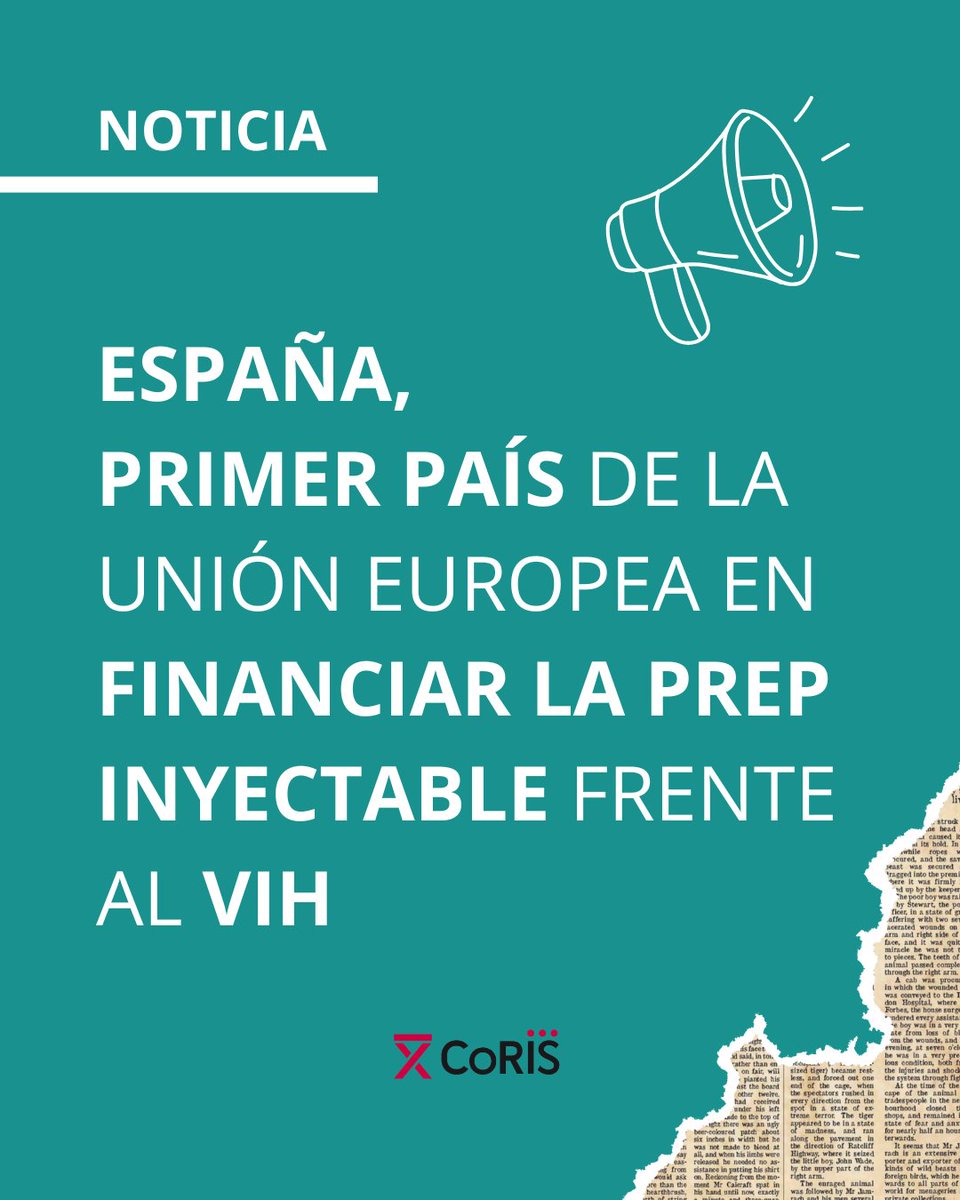 Cohorte_coris's tweet photo. 🇪🇸 España, primer país de la UE en financiar la PrEP inyectable frente al VIH.
La CIPM ha acordado la financiación pública de Apretude (cabotegravir) como prestación del SNS. Administración cada dos meses.
CoRIS se hace eco. 🌐 https://t.co/VAktoBjnfw
#CoRIS #VIH #PrEP https://t.co/BcmbaKGtaY
