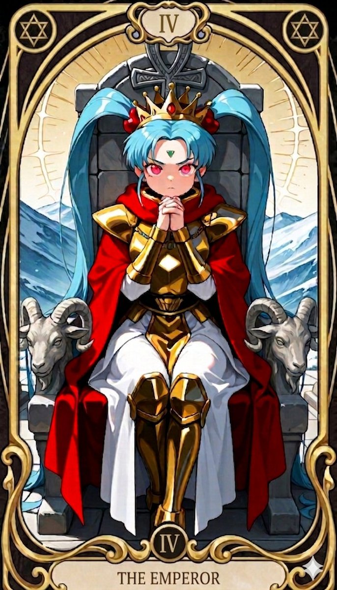砂沙美#Sasami Tarot cards NO.4 The Emperor