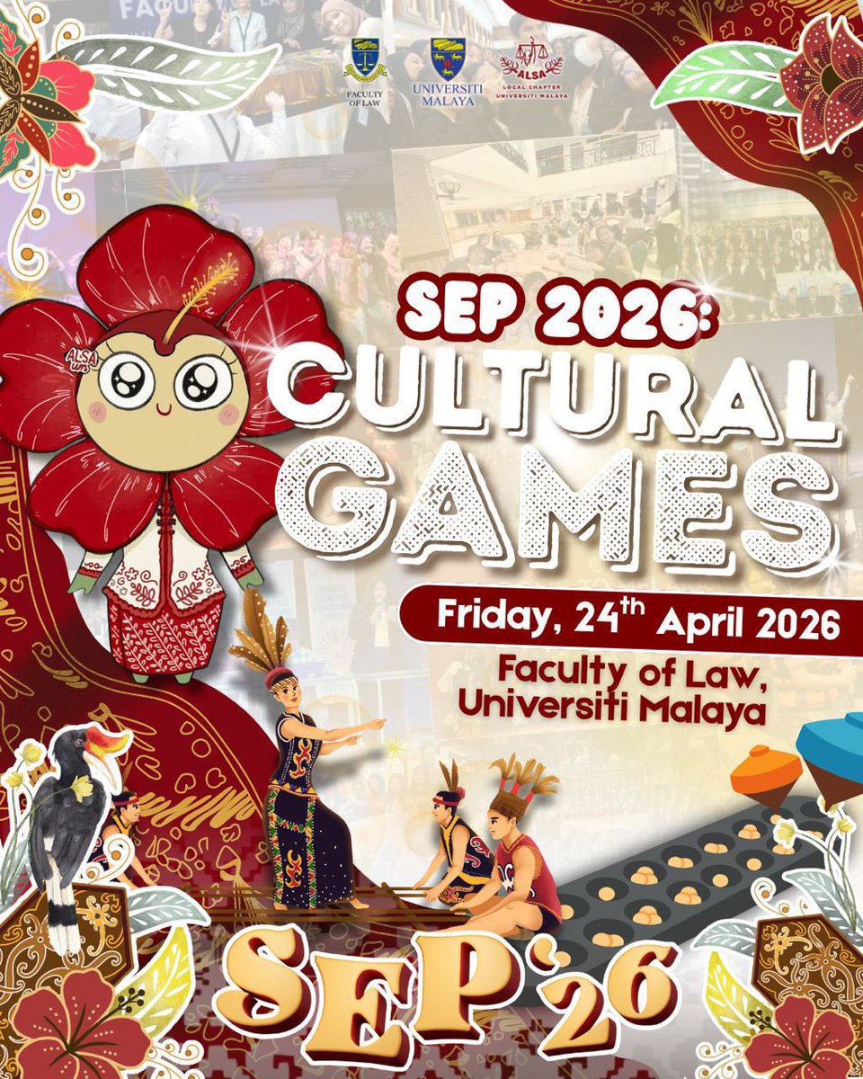 ALSAUMofficial's tweet photo. [ALSA SEP 2026: CULTURAL GAMES]

Different countries, different cultures, but today — we played as one. Through Malaysian cultural games, we are exploring traditions in a way that brings everyone together no matter where we are from. 🌍✨

#ALSAAlwaysbeone https://t.co/957MQ6nRpR