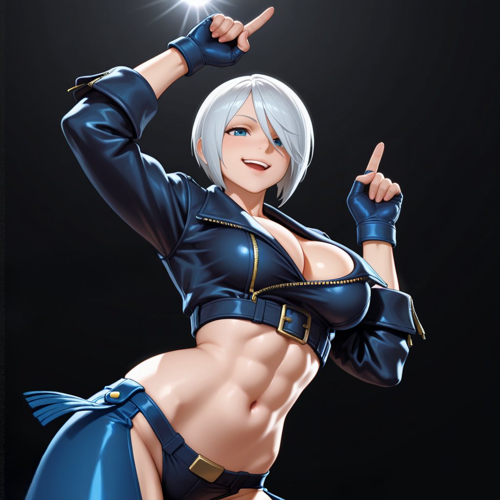 robatenc's tweet image. アンヘル（ÁNGEL）
ANGEL

ノリノリのアンヘルさん。
Groovy Ángel, totally feeling the vibe! 💃🔥✨

#アンヘル #KOF #ÁNGEL #ANGEL