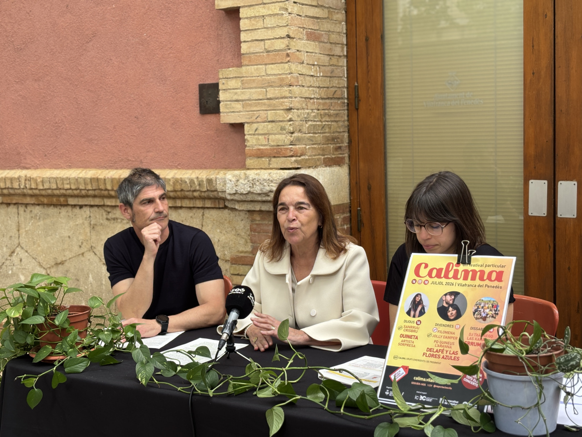 VilafrancaAj's tweet photo. 🎵Aquest juliol el Calima torna a #VilafrancadelPenedès i aposta per la gratuïtat

📍El pati exterior de l’Auditori Maria Rosa Juncosa, l’interior de l'auditori i el pati de l’Alberg de Joventut seran els escenaris.

➕info: https://t.co/7mdoBfWg3t
#capitaldelvi https://t.co/vlRASseYnN
