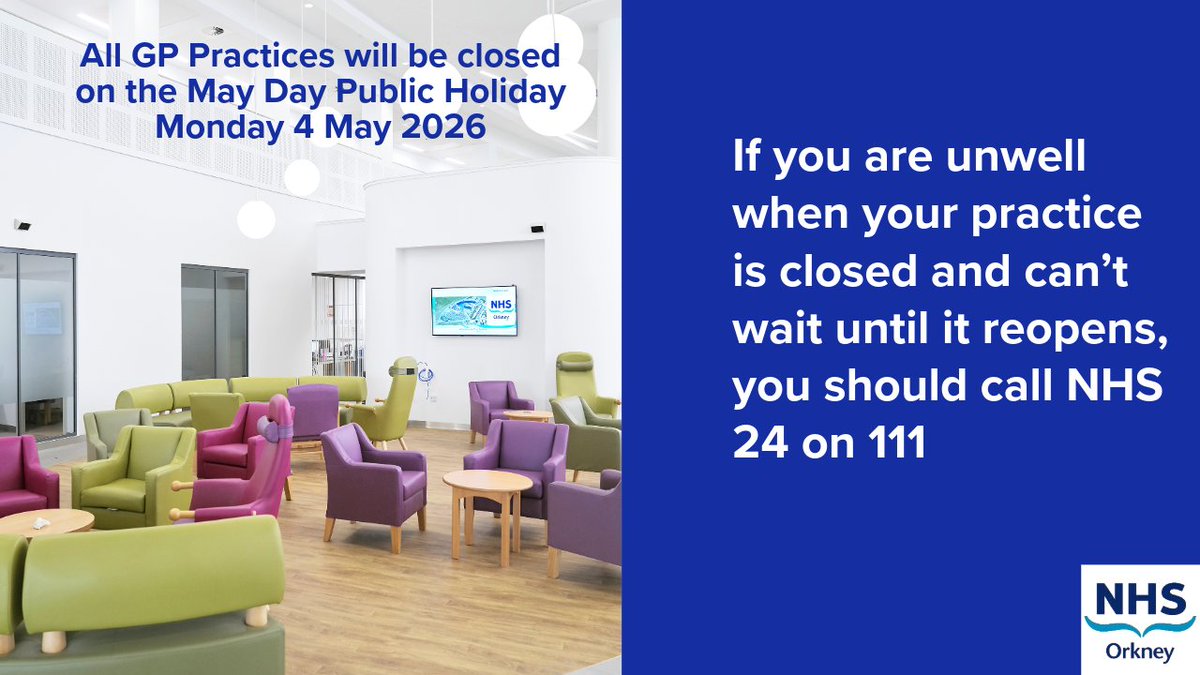 NHS Orkney tweet media