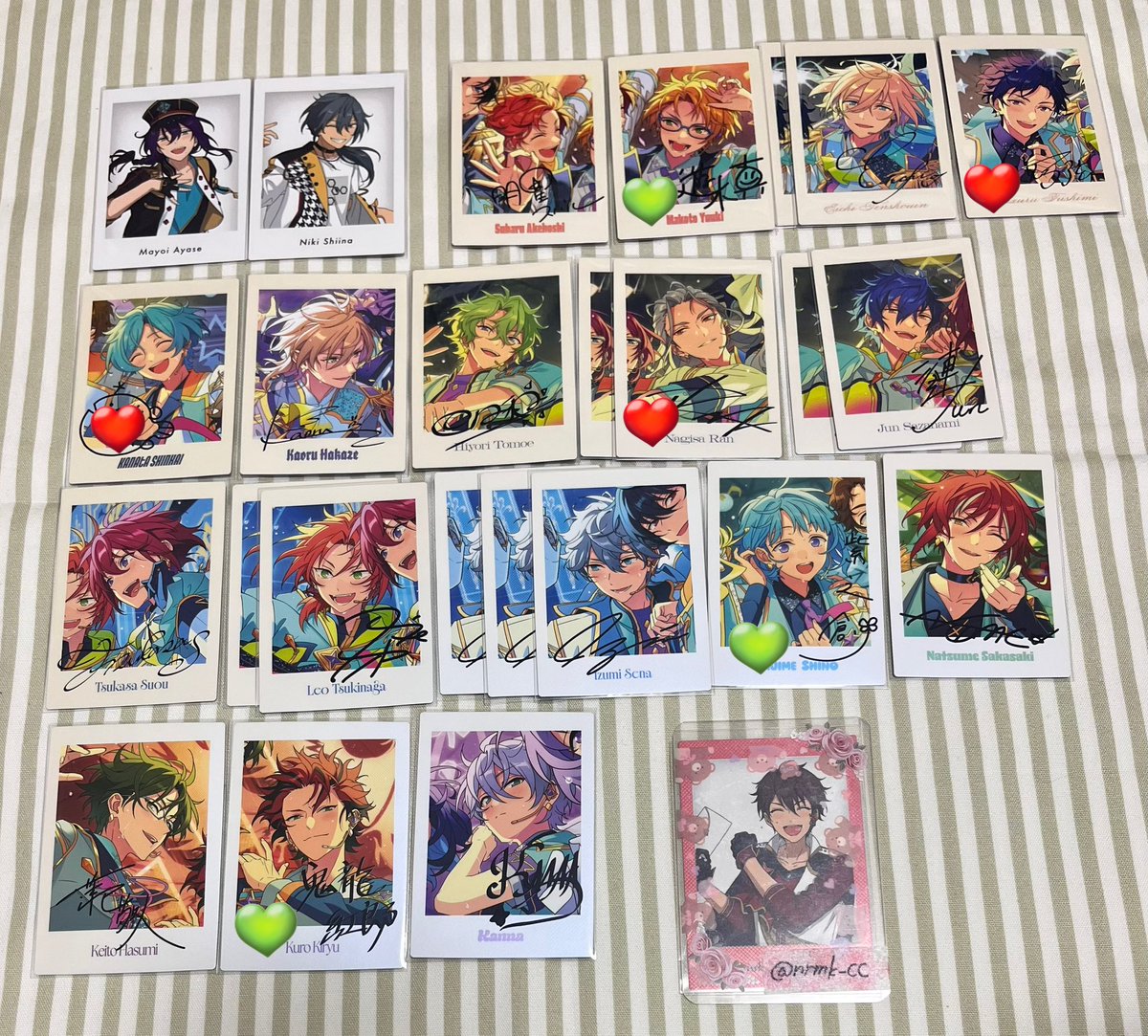 nrmk_cc's tweet photo. 【交換】 あんスタ ぱしゃっつ 10周年

譲 スバル 真 英智 弓弦 奏汰 薫 日和 凪砂 ジュン 司 レオ 泉 創 夏目 敬人 紅郎 カンナ
特典 マヨイ ニキ

求  千秋 翠 桃李 アドニス ライカ

詳細3枚目をご確認ください

よろしくお願いします🌸 https://t.co/WI39d9g2BB
