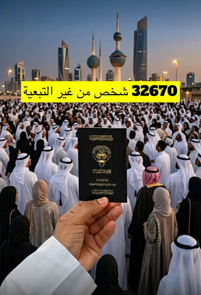 flaan170's tweet image. من شهر ٣ سنة ٢٤

الى شهر ١٢ سنة ٢٥

٣٢ الف و ٦٧٠ جنسية سحبت دون حساب التبعية

عدد كبير ومصاب عظيم 

اللهم اجرهم في مصيبتهم واخلف لهم خيرا منها

امين