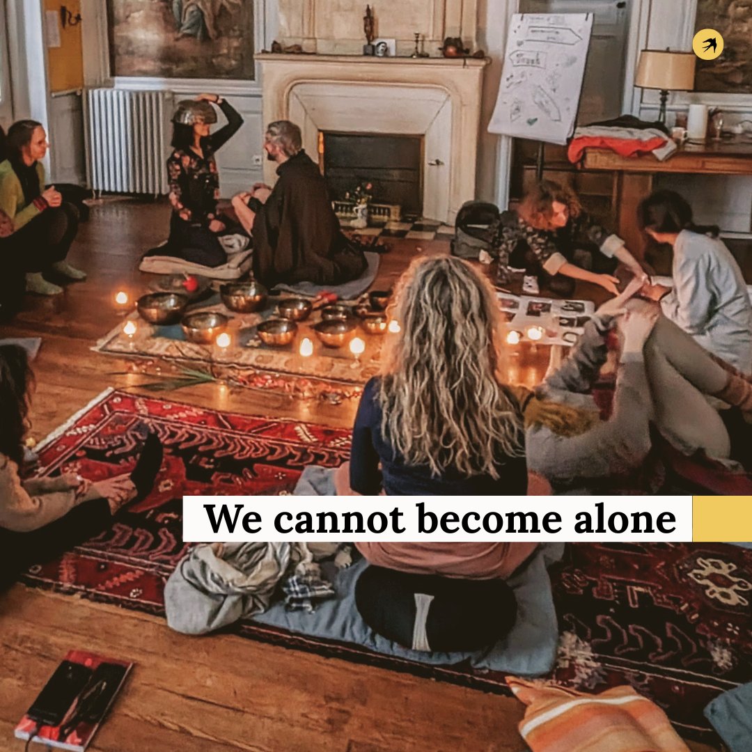 _2Renaissance_'s tweet photo. We cannot become alone.

At the Life Itself Riverside Hub, community isn't the context for the work.

It is the work.

This September: a course in designing your own conscious community — not just the values, but the practice.

Dates soon → https://t.co/K8DjrTIQGK https://t.co/fS3jEQmxVg