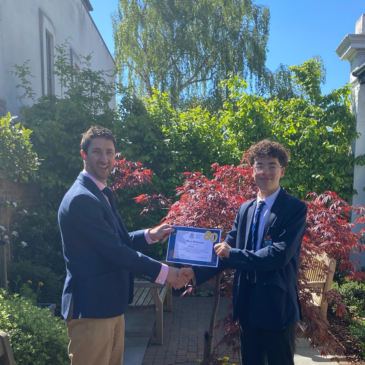 hallifordhead's tweet image. Congratulations to Year 9 students Ralph, Ethan and Zaaim, who received their Merit Milestone Certificates on Friday from Mr Fulford, for #excellence across many areas of school life and being awarded an amazing 80 merits so far this academic year.