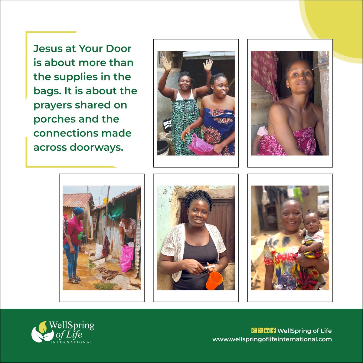 WellSpring_Life's tweet image. Sacred spaces aren’t always behind church walls; sometimes they’re found on a porch where a prayer is shared over a meal, and while we went out to bless others, we were the ones who left replenished.

Follow us to stay updated on our next outreach

#Faith #Gospel #Service #Monday