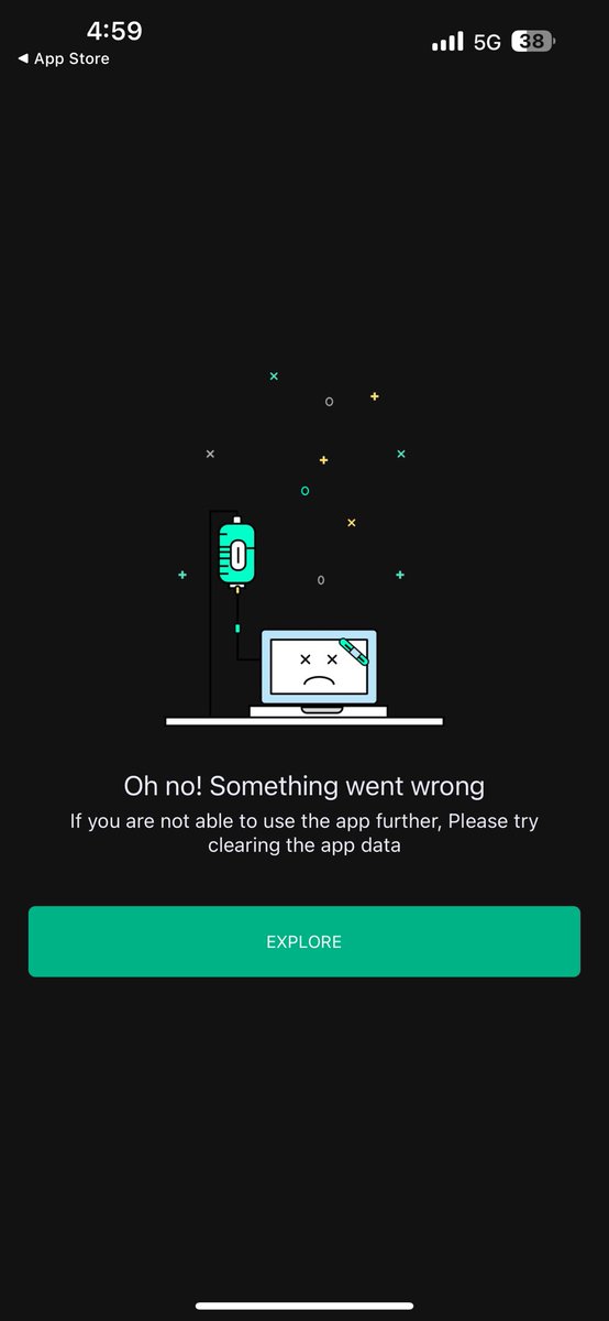 Jon22410265's tweet photo. @imaashutosh9 @_groww Bhai app is not working for me now . https://t.co/hq1fQxIfsb
