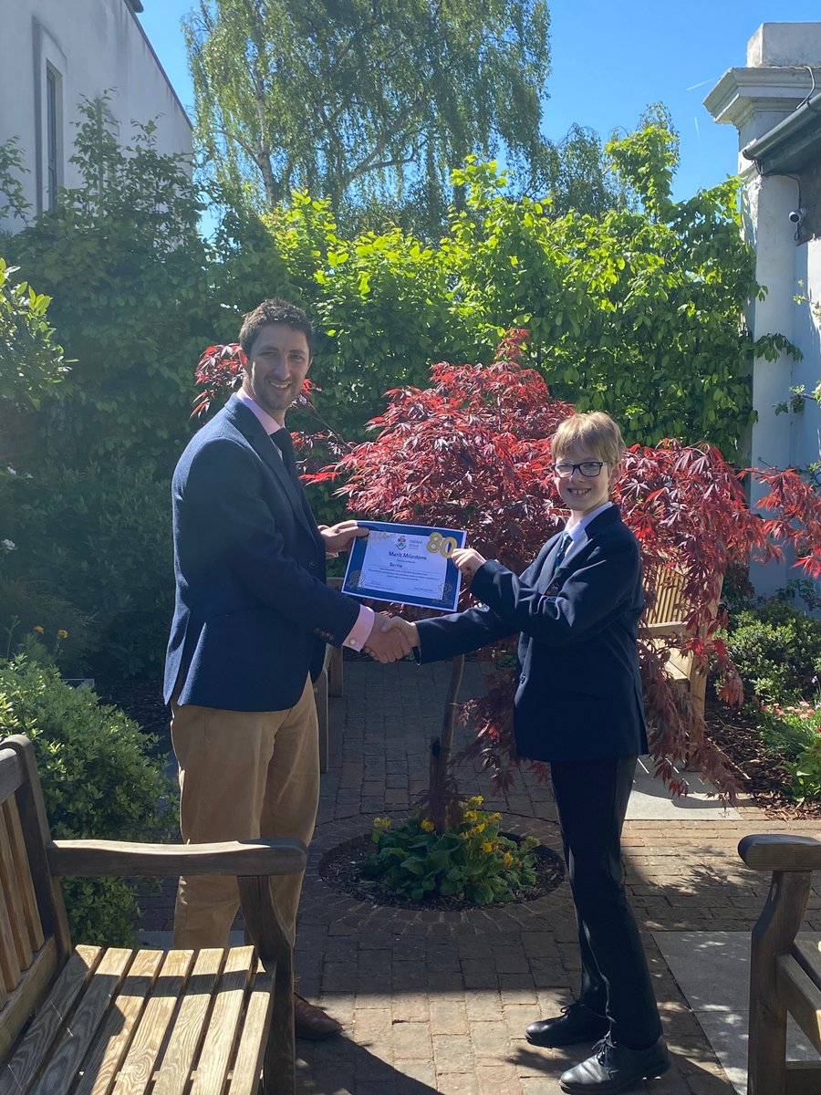 hallifordhead's tweet image. Congratulations to Bertie in Year 7 and to Year 8 students Harry and Hassan, who received their Merit Milestone Certificates on Friday from Mr Fulford, for #excellence across many areas of school life and being awarded an amazing 80 merits so far this academic year.