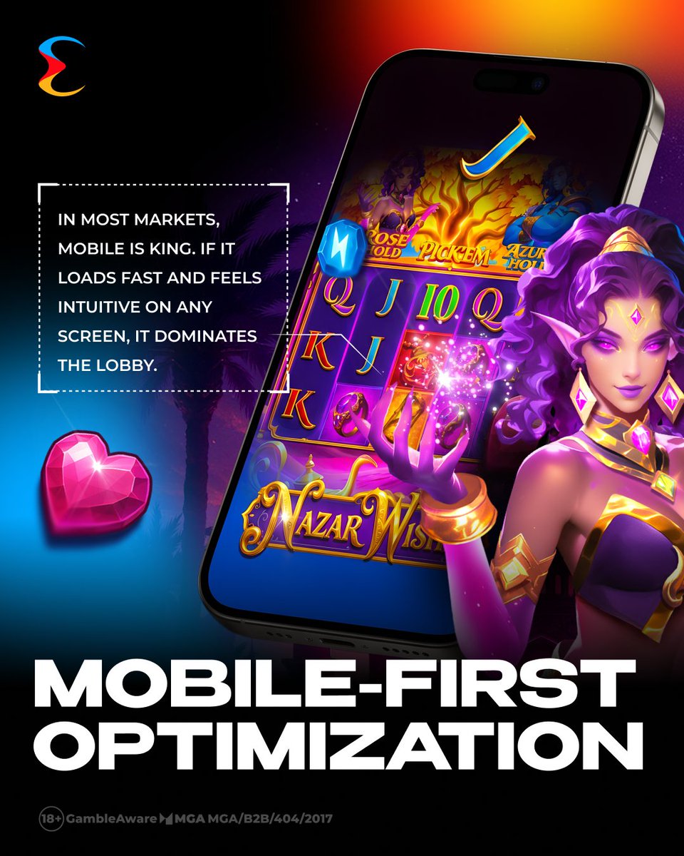 EndorphinaGames's tweet image. Three things separate a hit slot from everything else in the lobby.

Swipe through to see what they are – and tell us which one you think matters most in your market 💬

#Endorphina #iGaming #SlotDevelopment #iGamingInsights #OnlineSlots