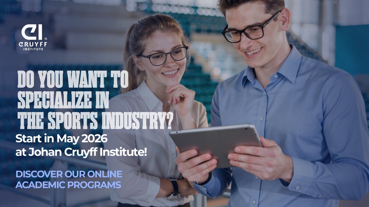CruyffInstitute's tweet image. It’s not too late…but don’t wait!

Our #OnlineCourses and #SpecializedDiplomas start early May 2026. Still time to join.

Find the 100% online program that best fits you:
johancruyffinstitute.com/en/academic-pr…

Questions? 📩: campus@cruyffinstitute.org

#CruyffEducation #EducatingLeaders