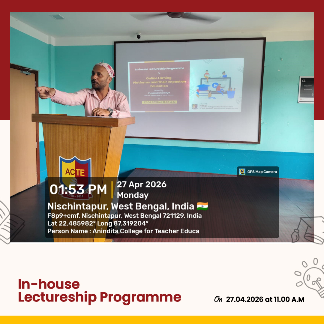 gopsai_online's tweet image. In- house Lectureship Programme On Online Learning 
Platforms and Their Impact on Education 

#lecture #program #seminar #onlinelearning #Impact #education #knowledge