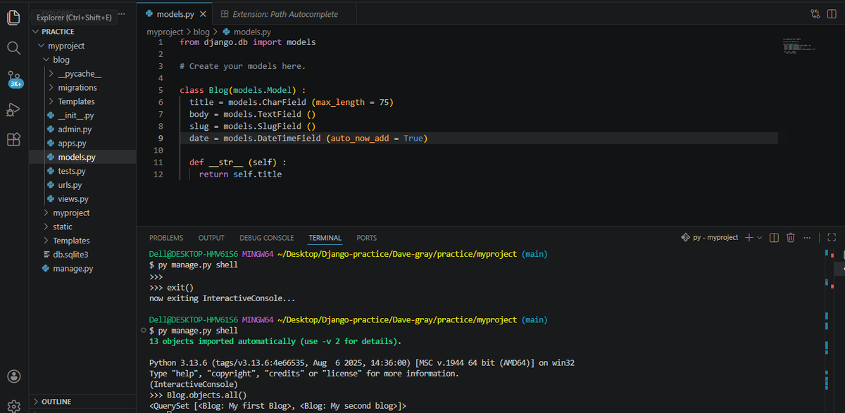 emmysolutions1's tweet image. Web dev isn’t just UI.

The backend is what powers the system: security, database, scalability.

I’ve been building deeper with Django (apps, models, migrations) and I’m excited about how it can integrate with CRMs  using APIs/webhooks.

#Django #fullstackdeveloper