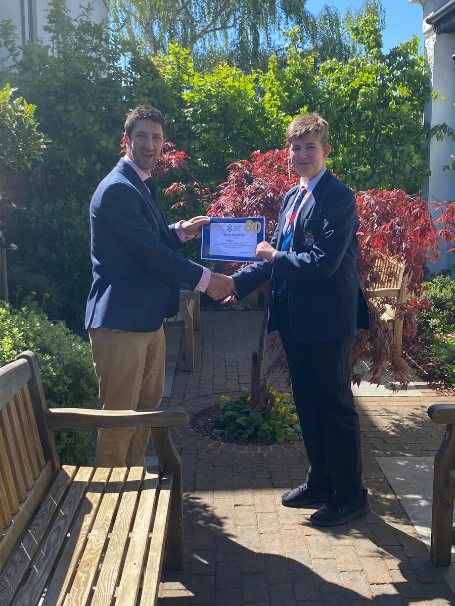 hallifordhead's tweet image. Congratulations to Year 9 students Ethan, Jasper and Sam, who received their Merit Milestone Certificates on Friday from Mr Fulford, for #excellence across many areas of school life and being awarded an amazing 80 merits so far this academic year.