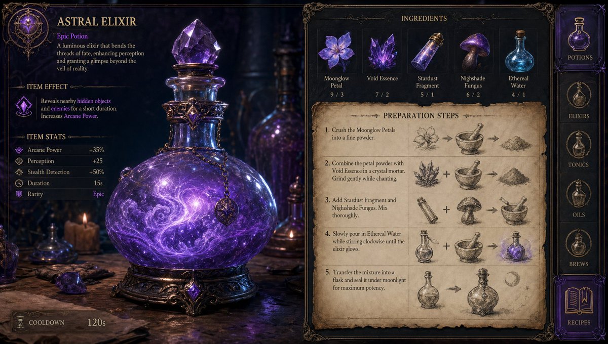 Enchanted Elixir: A Portal to Alchemical Wonders - PromptGather image 1