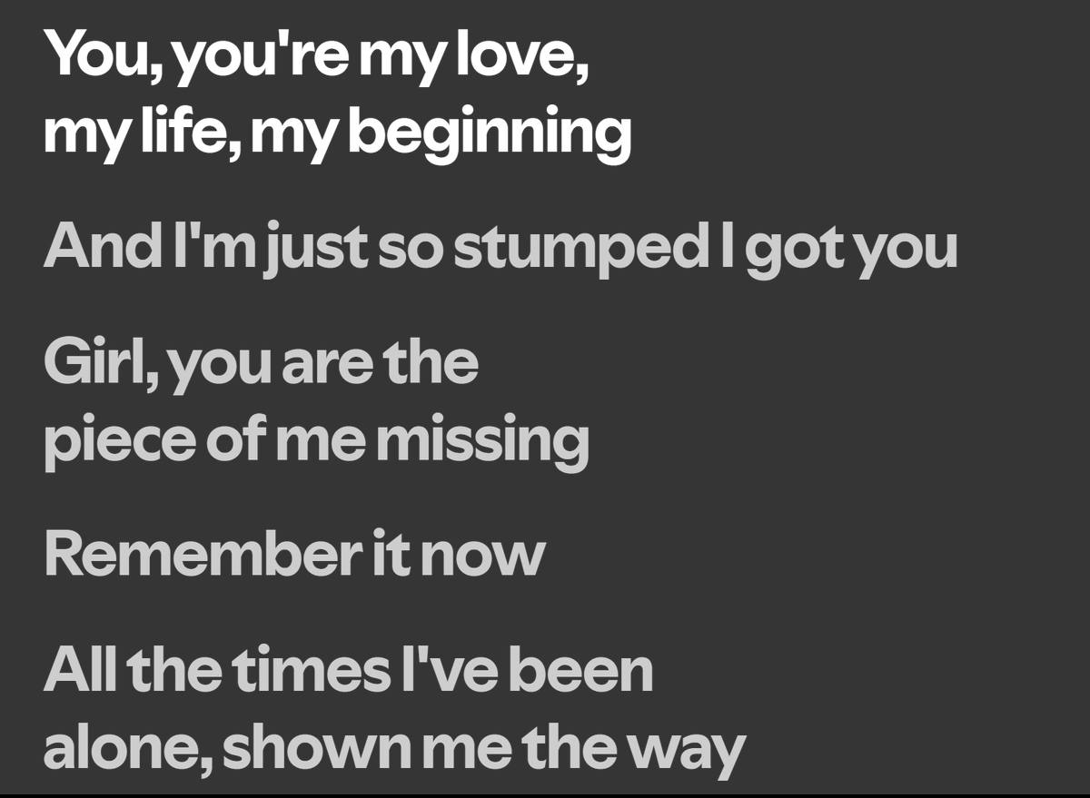 adorambly's tweet photo. you're my love, my life, my beginning. https://t.co/qwZRqlNeU2