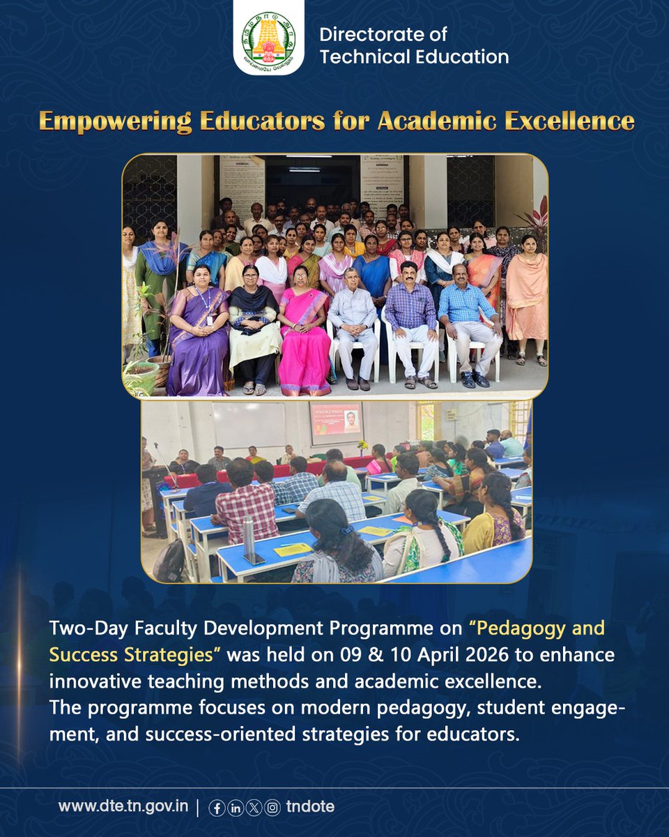 Directorate of Technical Education (DoTE) tweet media